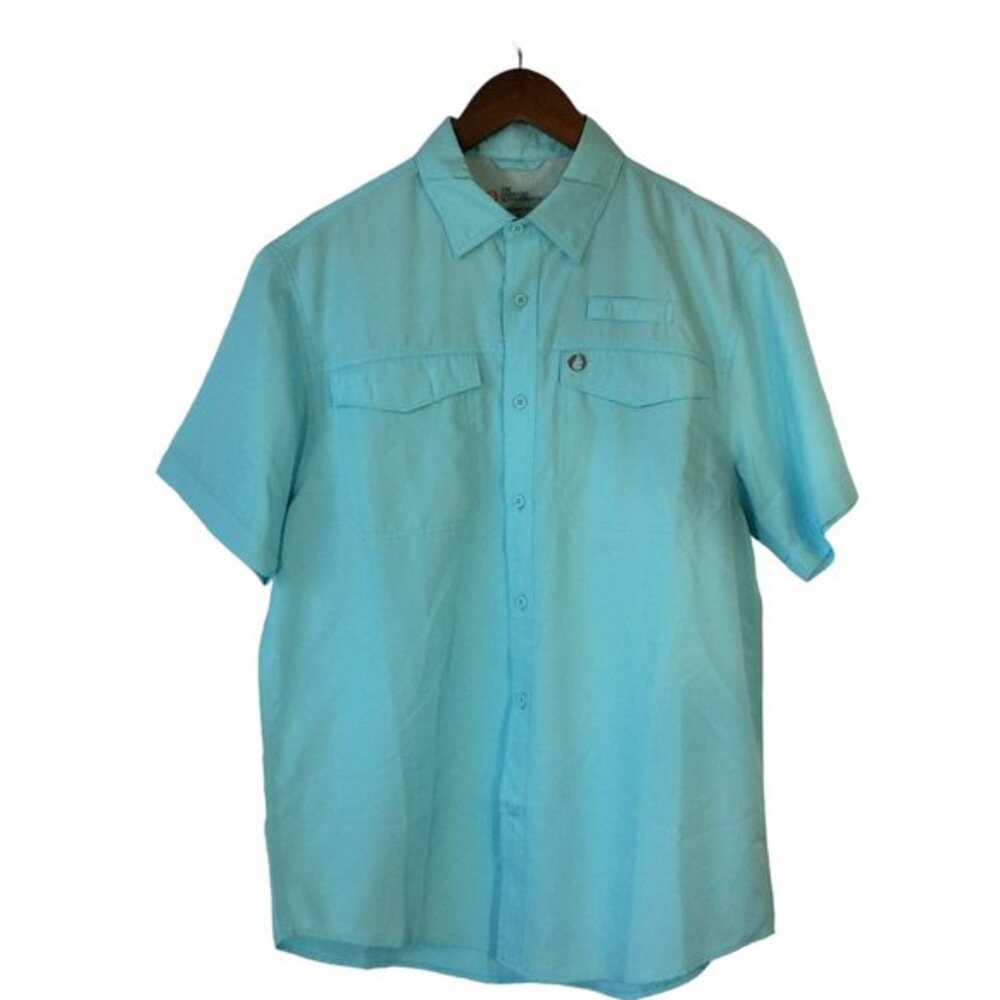 American Outdoorsman Short Sleeve Button Down Shirt Size Medium